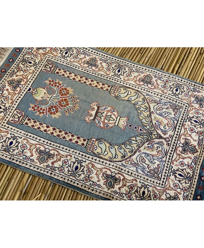 Handmade Turkish Kayseri Original Silk Carpet  - FREE SHIPPING ..!